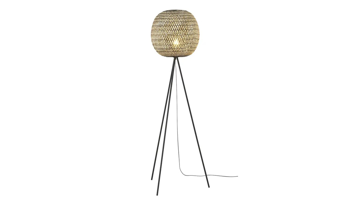 Bild 2 von KHG Stehleuchte, 1-flammig, Bambus geflochten