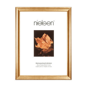 Nielsen Bilderrahmen Derby, Gold, Holz, rechteckig, 50x60 cm, Bilderrahmen, Bilderrahmen