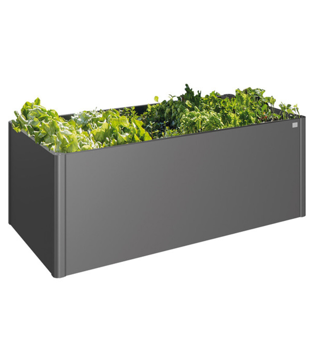 Bild 2 von Biohort Metall HochBeet 2x1, dunkelgrau-metallic, ca. B201/H77/T102 cm