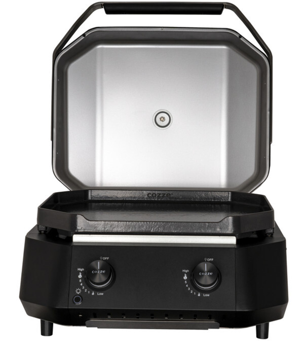 Bild 2 von Cozze Gasgrill G-500 Plancha mit 2 Brennern, ca. B59,7/H37,8/T58,9 cm