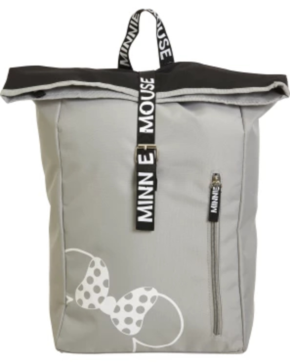 Bild 1 von Minnie Mouse Rolltop-Rucksack, ca. 40,5 x 15,5 x 50,5 cm, grau