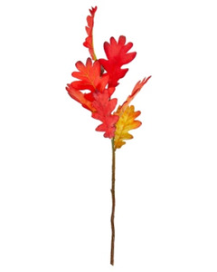 Kunstzweig Herbstblätter, ca. 52 cm, rot