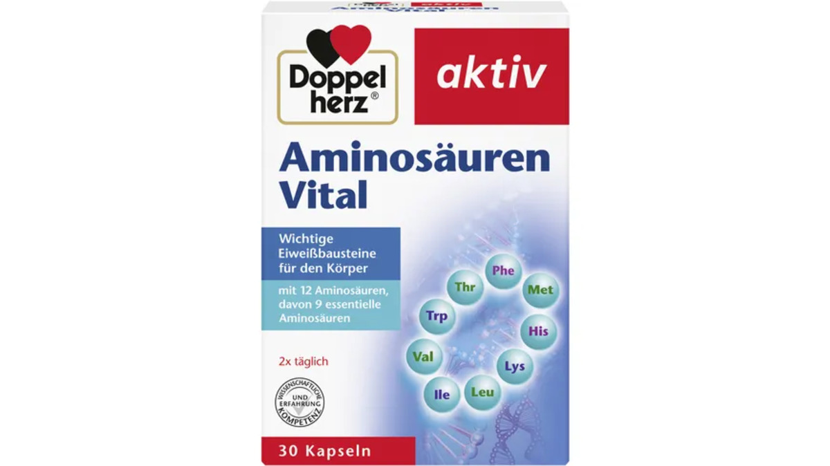 Bild 1 von Doppelherz Aminosäuren Vital 30 Kapseln