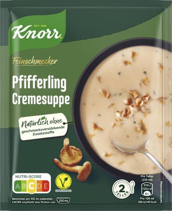 Bild 1 von Knorr Feinschmecker Pfifferling Cremesuppe