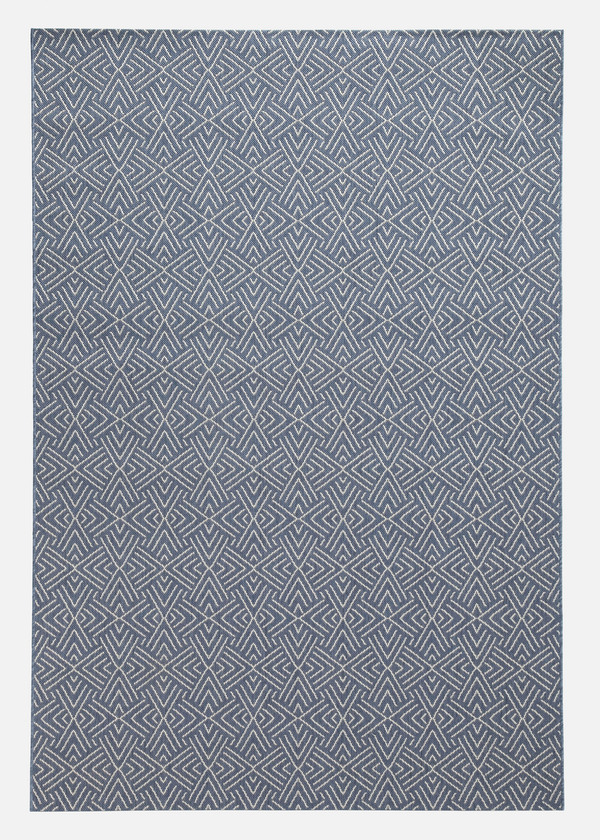 Bild 1 von In- und Outdoor Teppich mit dezenter Struktur, 7 (60/200 cm), Blau