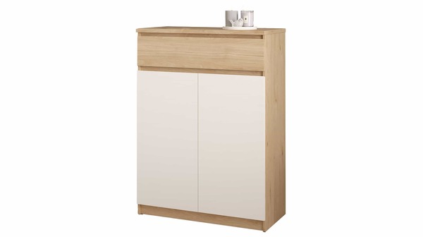 Bild 1 von Schuhschrank Jackson Hickory weiß 80 x 111 cm - NAIA