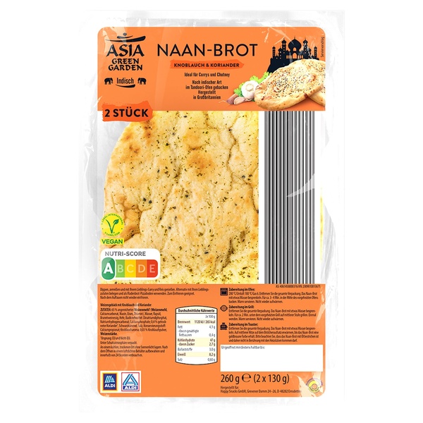 Bild 1 von ASIA GREEN GARDEN Naan-Brot 260 g