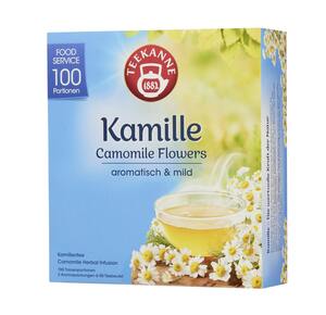 Teekanne Kräutertee Kamille Food Service 100 Teebeutel (120 g)