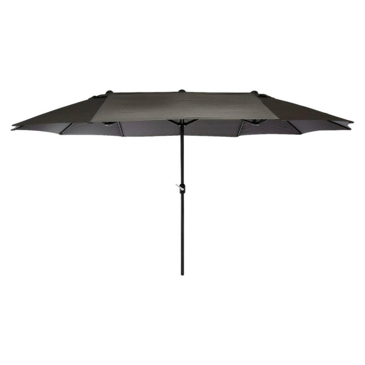 Bild 1 von VCM Doppelsonnenschirm XXL anthrazit Polyester-Mischgewebe B/H/L: ca. 265x240x450 cm