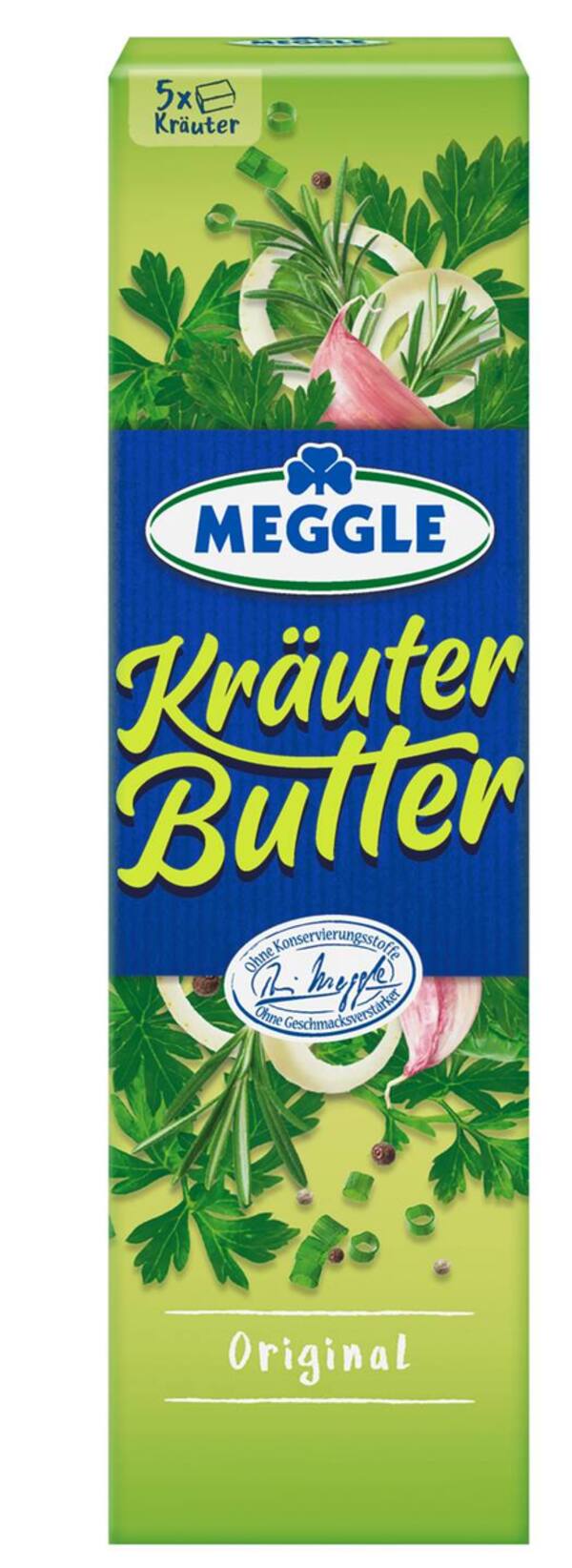 Bild 1 von MEGGLE Kräuter-Butter, 100-g-Packg. oder 80-ml-Tube