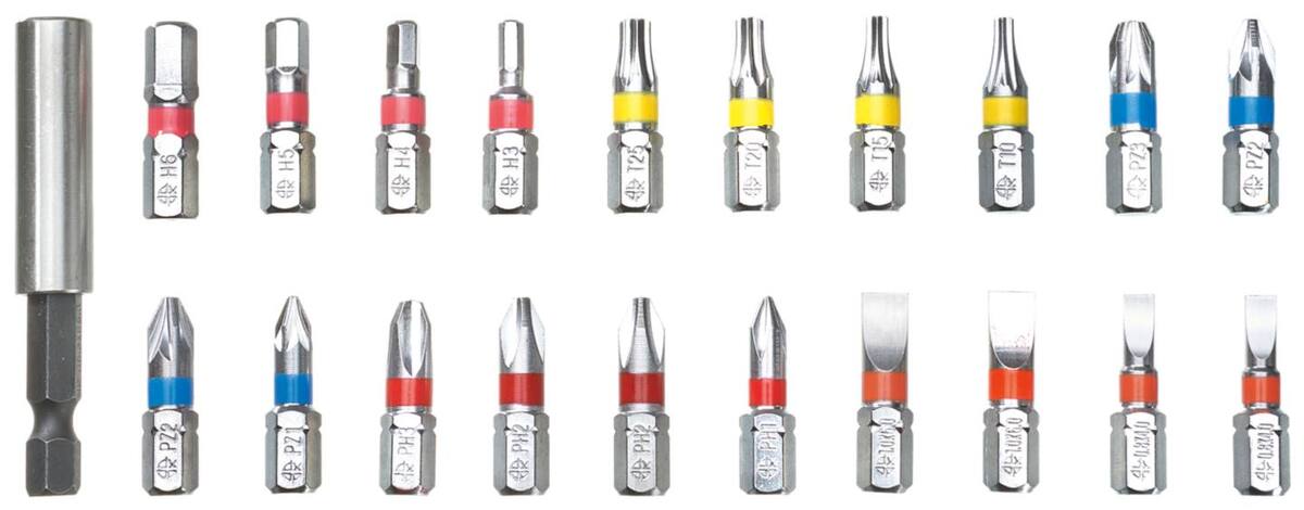 Bild 2 von PARKSIDE® Bit-Set 25 mm, 21-teilig