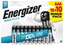 Bild 1 von ENERGIZER Alkaline-Batterien AAA »Max Plus«, 20-St.-Packg.