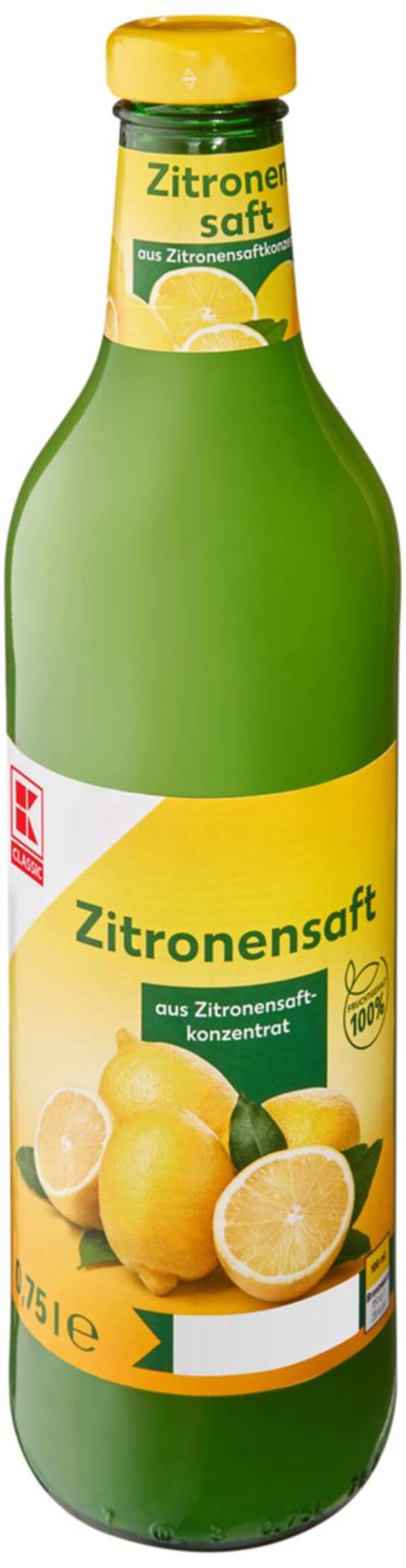 Bild 1 von K-CLASSIC Zitronen- oder Limettensaft, 0,75-l-Fl.