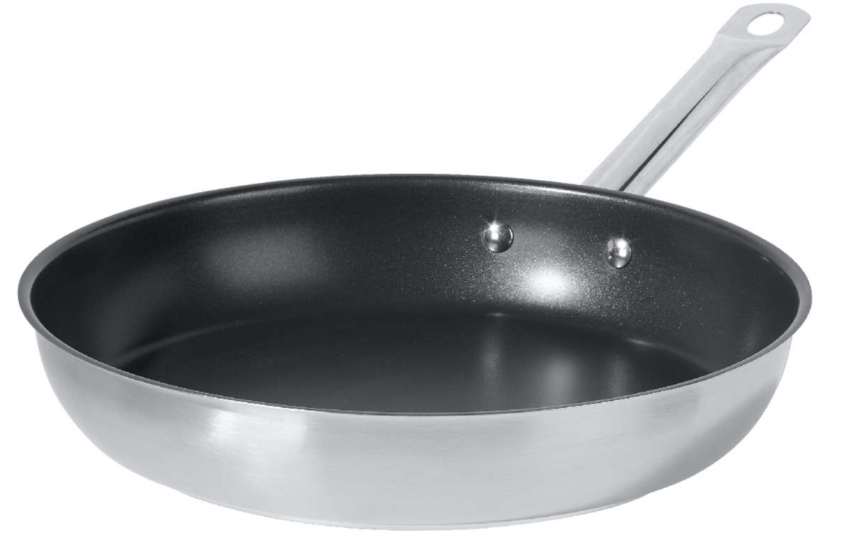Bild 1 von METRO Professional Bratpfanne, Edelstahl, Ø 20 cm, Antihaftbeschichtung, Induktion, Ofenfest