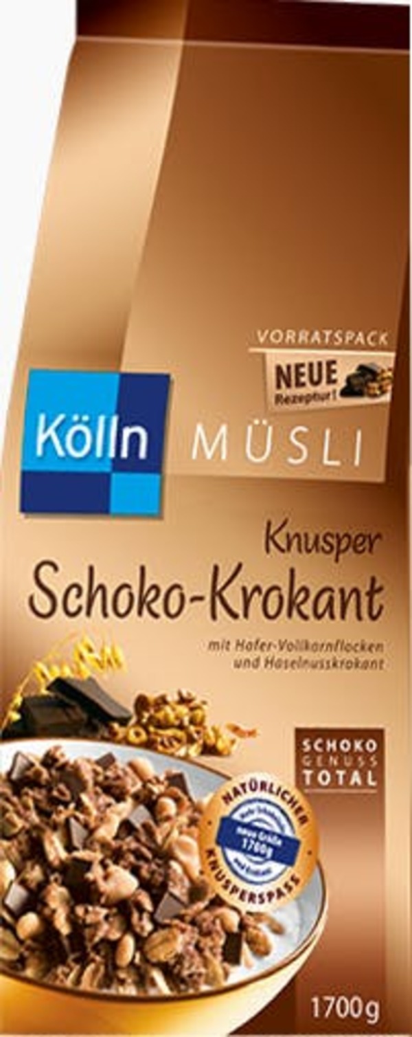 Bild 1 von Kölln Hafer Müsli Knusper Schoko-Krokant (1,7kg)