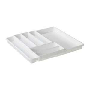 Rotho Besteckkasten DOMINO weiß Kunststoff B/H/L: ca. 34,1x5,1x39,7 cm