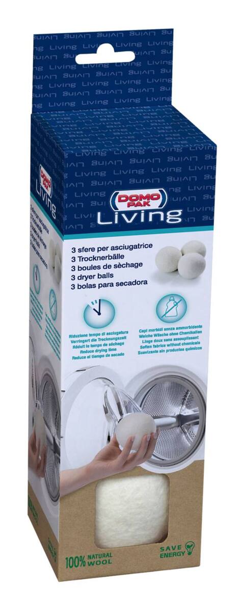 Bild 2 von DOMO LIVING Trocknerbälle, 3-St.-Packg.