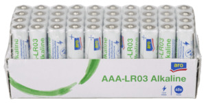 aro Micro AAA-LR03 Alkaline Batterien, 40 Stück