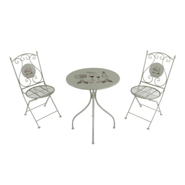 Bild 1 von AXI Outdoor Living Bistroset Maxime rot Metall B/H/L: ca. 60x92x60 cm