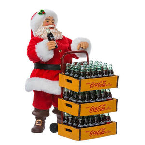 Coca Cola WEIHNACHTSFIGUR Mehrfarbig, Rot, Schwarz