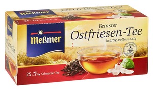 Meßmer Schwarztee Feinster Ostfriesen-Tee 25 Teebeutel (38 g)