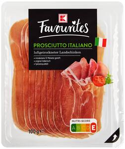 K-FAVOURITES Prosciutto italiano, 100-g-Packg.