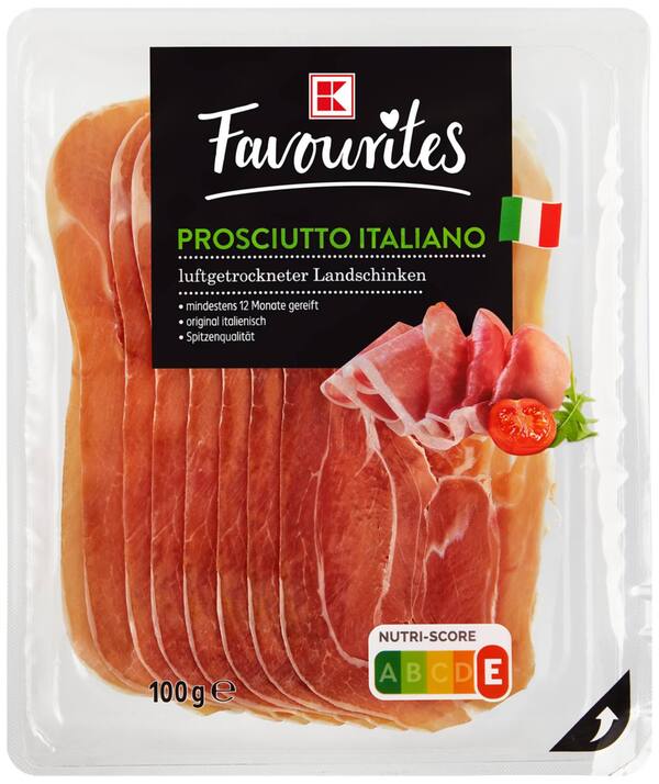 Bild 1 von K-FAVOURITES Prosciutto italiano, 100-g-Packg.