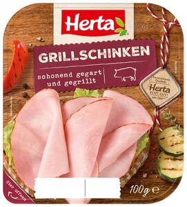 HERTA Grill- oder Saftschinken, 100-g-Packg.