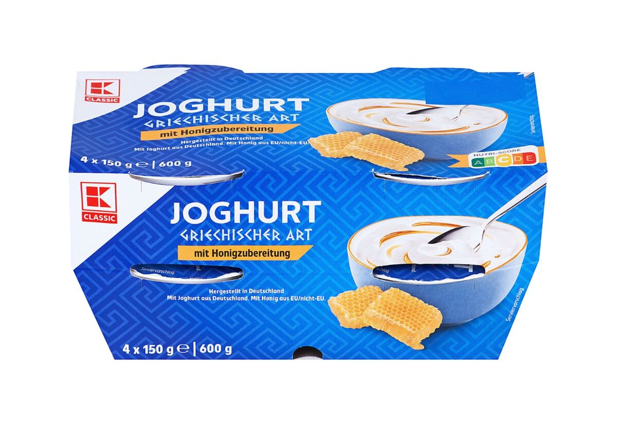 K-CLASSIC Joghurt griech. Art, 4 x 150-g-Packg. von Kaufland ansehen!
