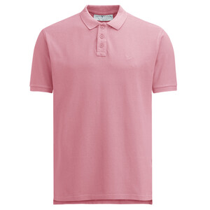 Herren Poloshirt unifarben ROSA