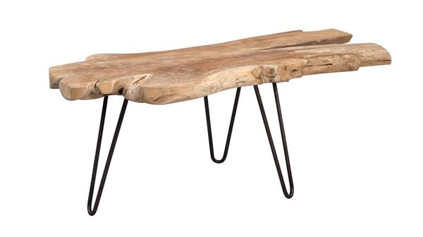 Bild 1 von Couchtisch Massivholz Teak 100 x 40 cm - TALLUS