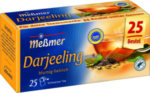 Meßmer Schwarztee Darjeeling 25 Teebeutel (44 g)