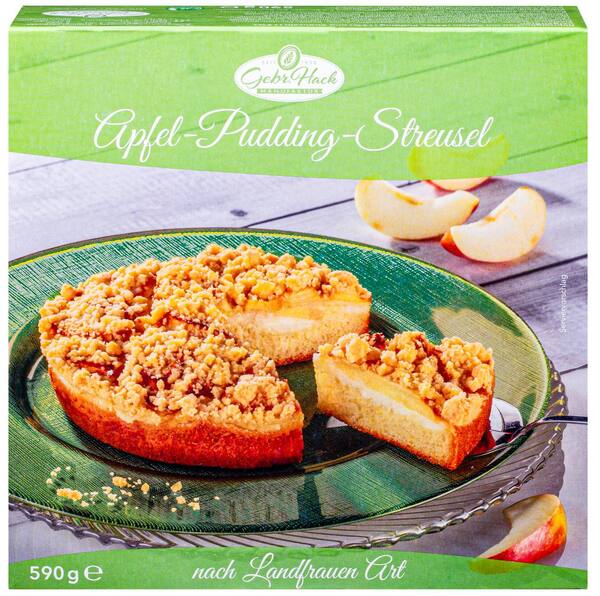 Bild 1 von GEBR. HACK Pudding-Streusel-Kuchen, 590-g-Packg.