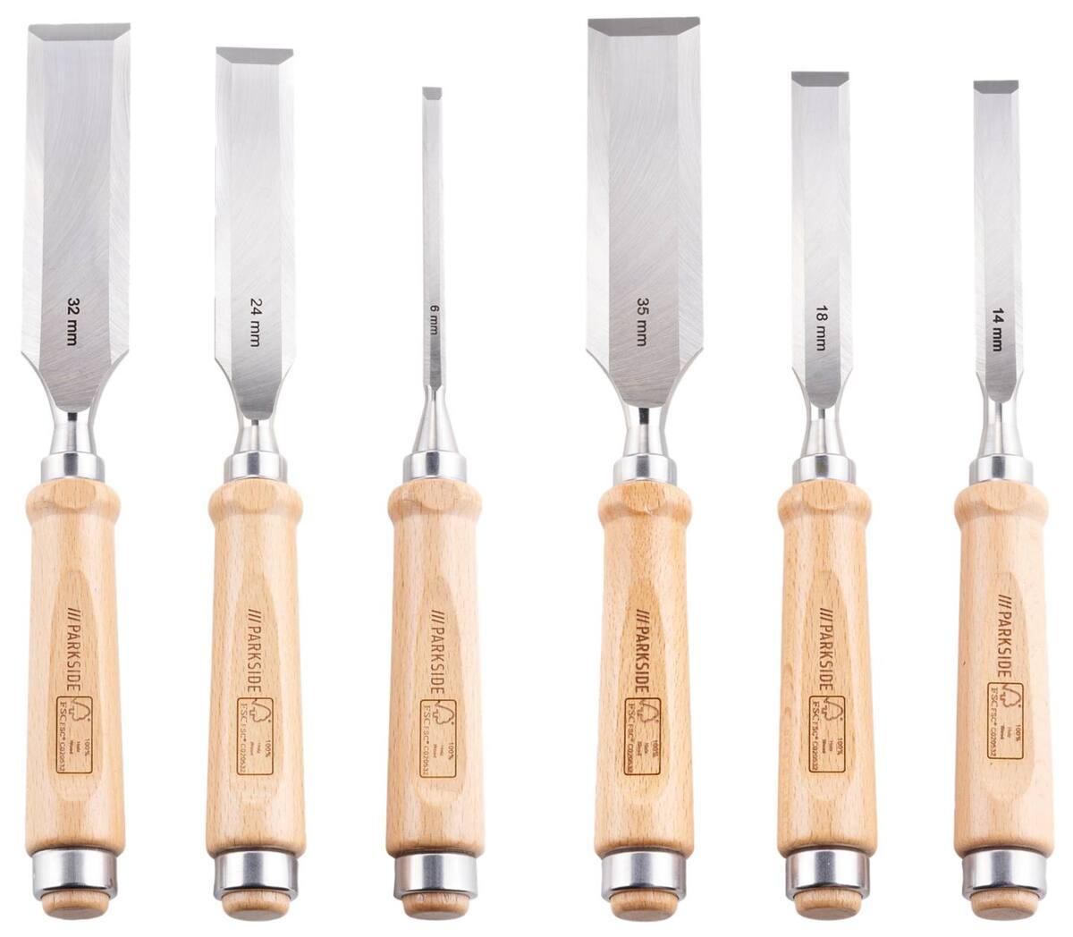 Bild 2 von PARKSIDE® Stechbeitel-Set, 6-teilig