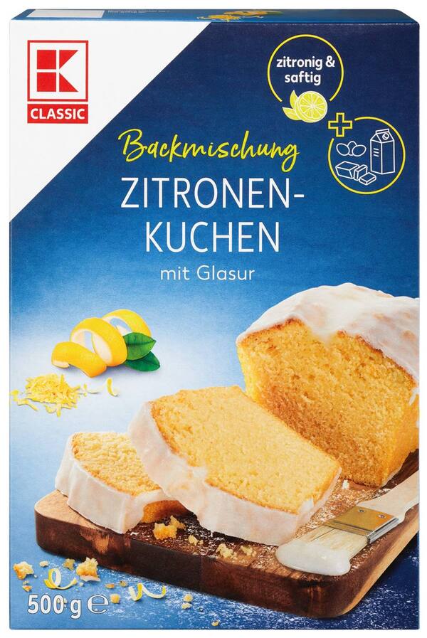 Bild 1 von K-CLASSIC Kuchenbackmischung, 450 - 520-g-Packg.