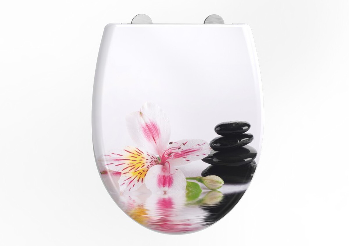 Bild 2 von Duschwell Duroplast WC-Sitz mit Motiv - Lilie