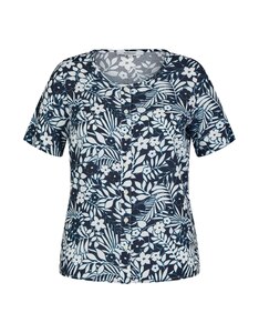 Steilmann Edition - Kurzarm Bluse mit Alloverprint