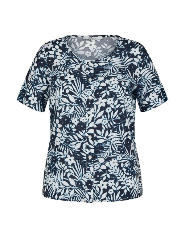 Bild 1 von Steilmann Edition - Kurzarm Bluse mit Alloverprint