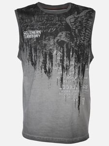 Herren Tanktop mit Print
                 
                                                        Grau