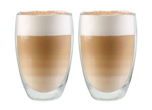 Latte Macciato Gläser doppelwandig 2er-Set 450ml