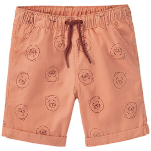 Jungen Shorts mit Löwen-Print ORANGE