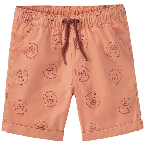 Bild 1 von Jungen Shorts mit Löwen-Print ORANGE