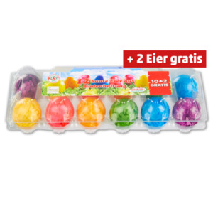 Bunte gekochte Eier*