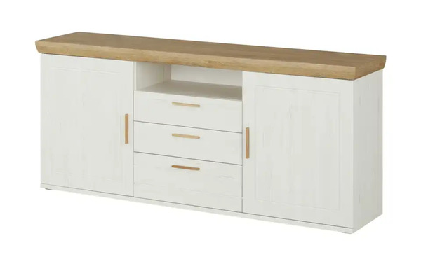 Bild 1 von Primo Sideboard  Jorvic ¦ weiß ¦ Maße (cm): B: 194 H: 83 T: 45 Kommoden & Sideboards > Sideboards - Möbel Kraft