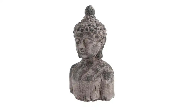 Bild 2 von Deko Figur Buddha ¦ grau ¦ Zement ¦ Maße (cm): B: 14 H: 26,5 T: 9,5 Dekoration > Dekoartikel - Möbel Kraft