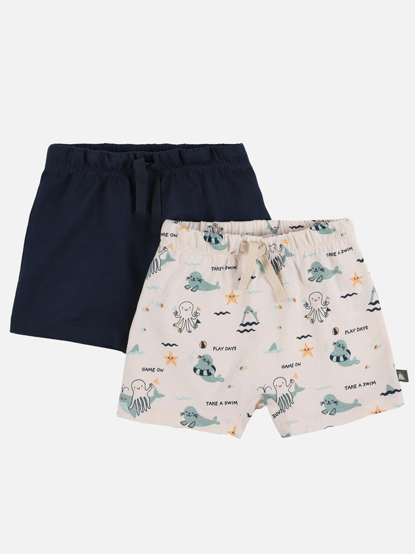 Bild 1 von Baby Jungen Shorts im 2er Pack
                 
                                                        Blau