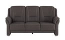 Bild 1 von Kollektion Kraft Sofa 3-sitzig aus Mikrofaser Wilma ¦ braun ¦ Maße (cm): B: 198 H: 100 T: 89 Polstermöbel > Sofas > 3-Sitzer - Möbel Kraft