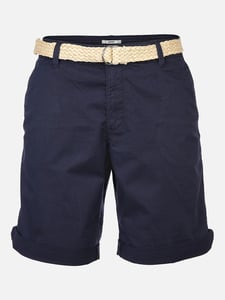 Damen Chinoshorts mit Flechtgürtel
                 
                                                        Blau