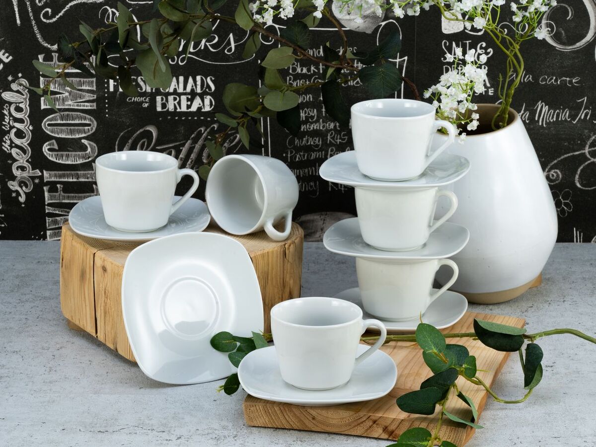 Bild 2 von Square weiss Geschirr-Set