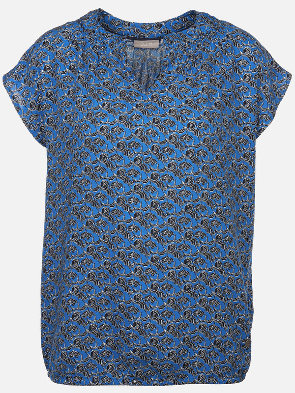 Bild 1 von Damen Schlupfbluse mit Alloverprint
                 
                                                        Blau